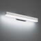 Dweled Styx 19in LED Bathroom Vanity or Wall Light 3-CCT 2700K-3000K-3500K Set to 3000K in Brushed Aluminum WS-411 - alternate 3